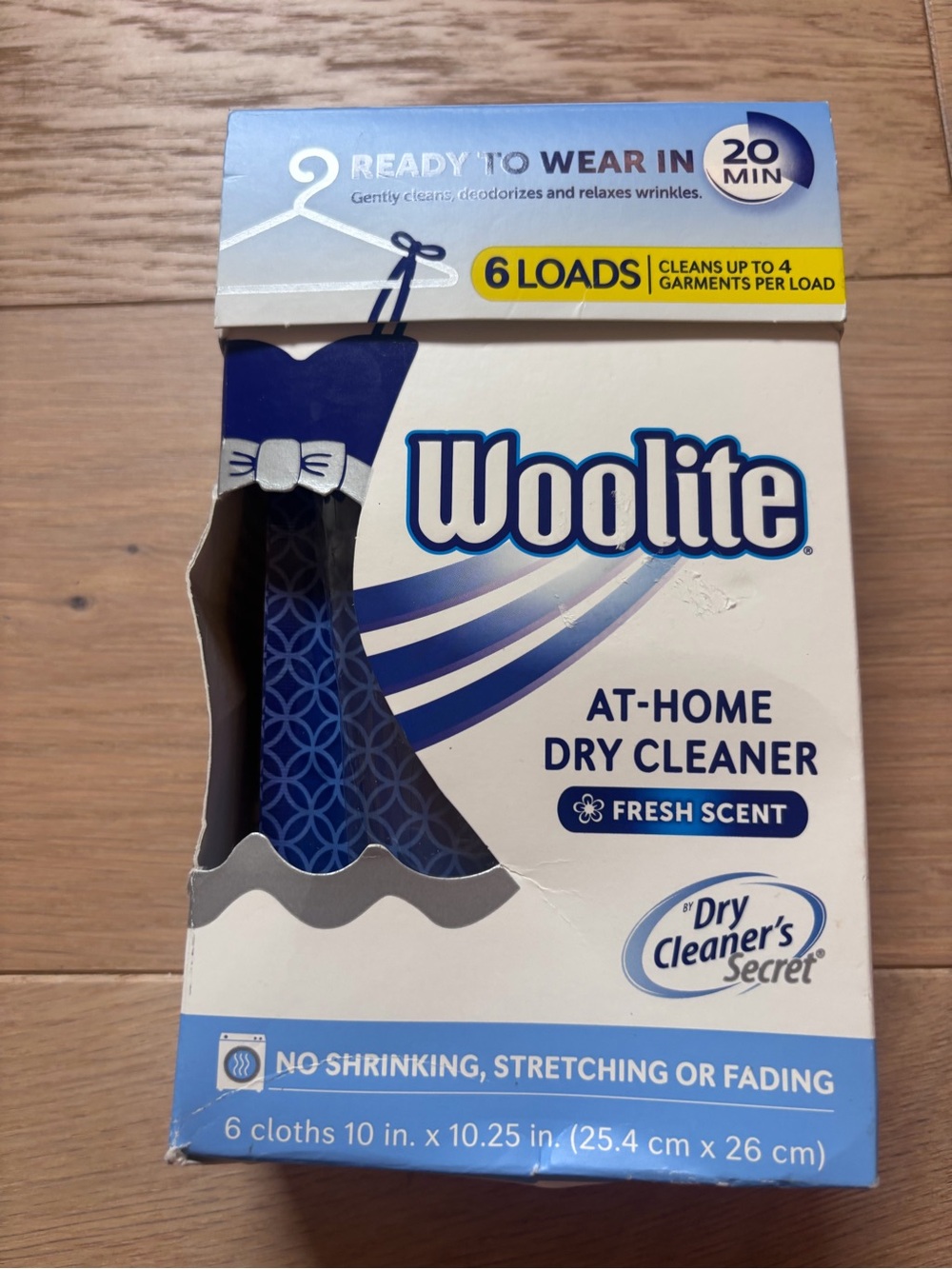 Woolite At-Home Dry Cleaner Fresh Scent 6 Loads